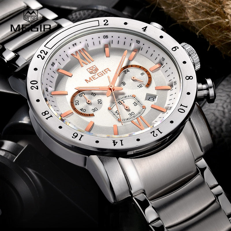 Reloj Megir Chronograph Radiant Elegance