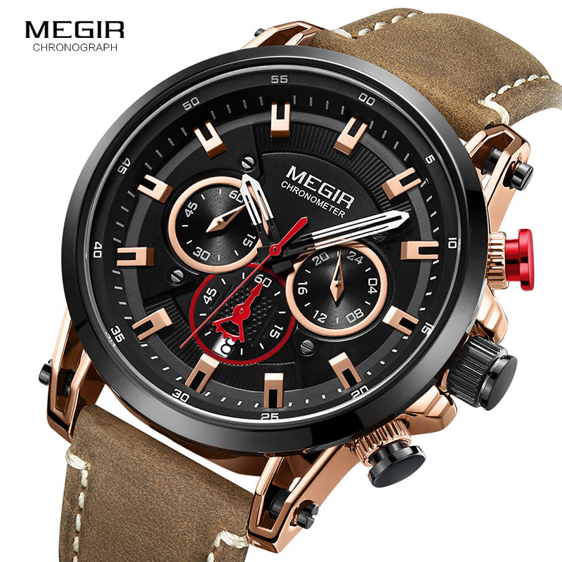 Relógio Megir Chronograph Soirée Royale