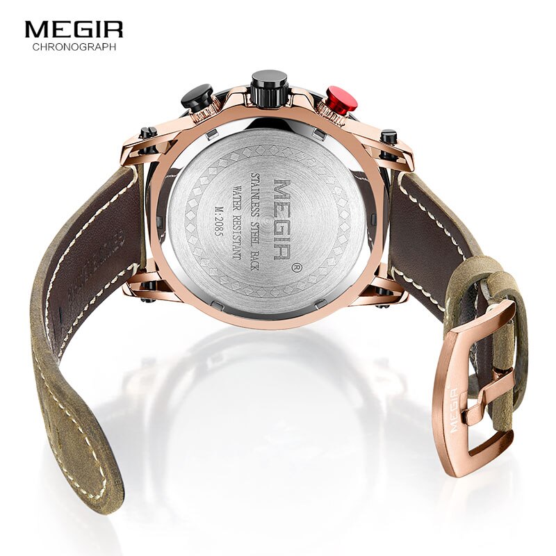 Relógio Megir Chronograph Soirée Royale