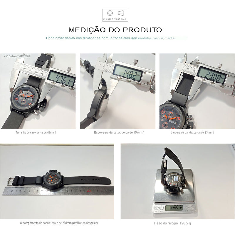 Reloj Megir Chronograph Buckler