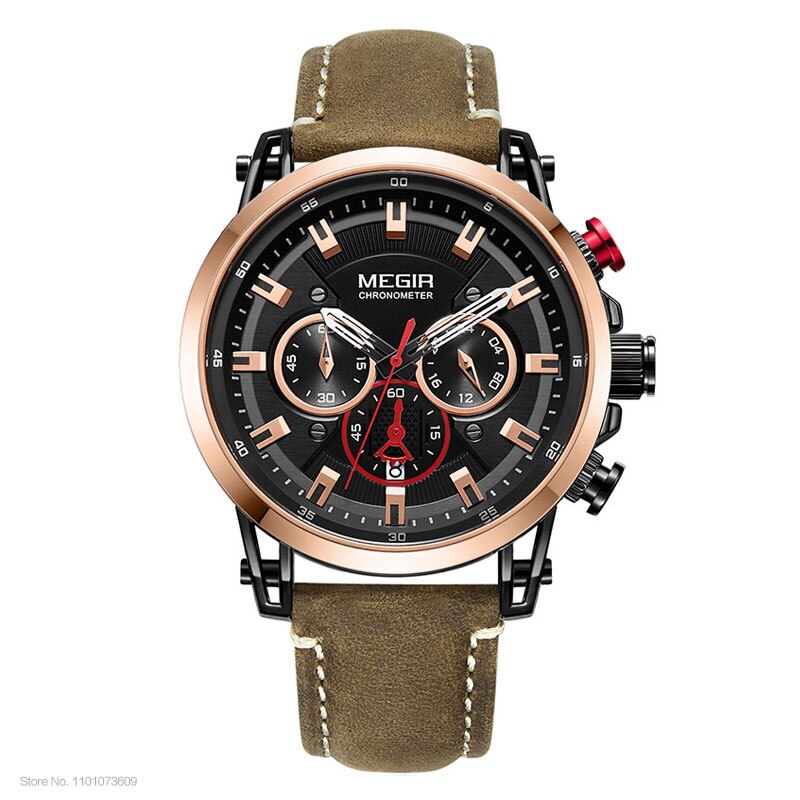 Relógio Megir Chronograph Soirée Royale