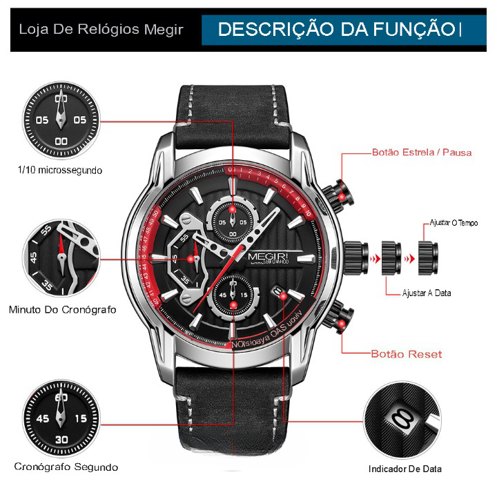 Reloj Megir Chronograph Imperium